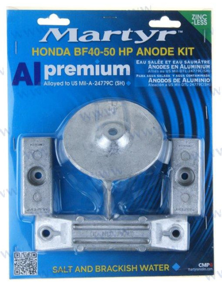 kit anode pour honda BF40 / BF50