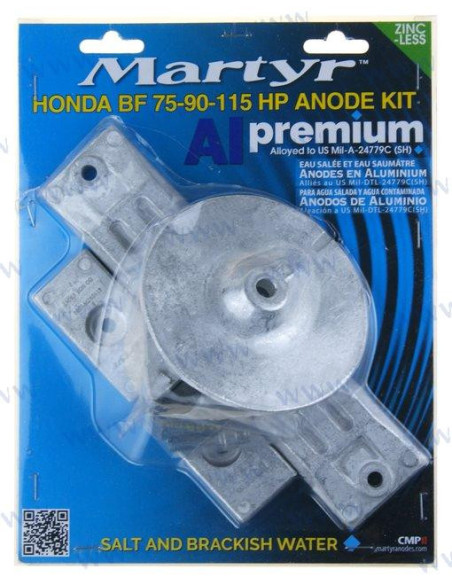 copy of anode plaque pour honda BF8 à BF50