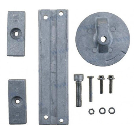 Martyr - Kit anodes alu pour Mercury Verado L4 - Optimax MARTYR