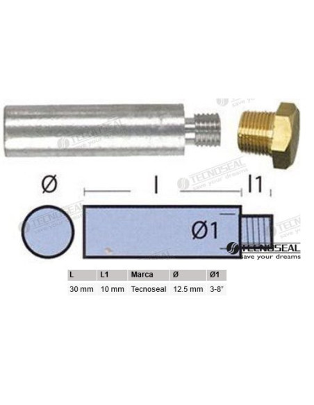 kit anode pour yanmar 4LHA