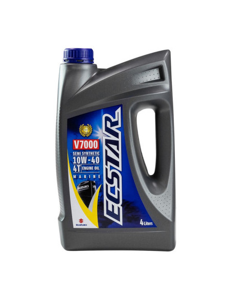 huile moteur suzuki ecstar 10W40 - bidon de 4 L