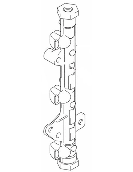 rampe pour injecteurs DF60AT de 2010 et +