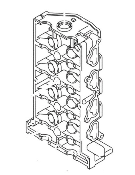 culasse nue DF70A DF80A DF90A de 2009 et +