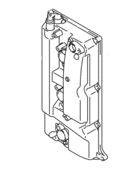 couvre culasse bâbord DF200 DF225