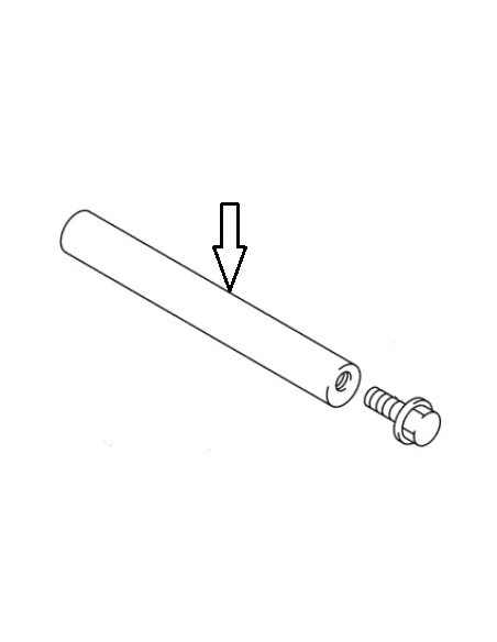 axe de trim inférieur suzuki DF90