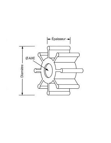 turbine pour yamaha 2cv 1984/02