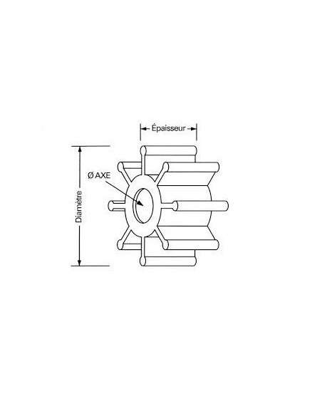 turbine pour yanmar 1GM/1GM10