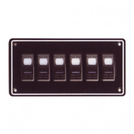 tableau électrique profilé plastique gris 4 positions