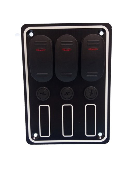 tableau électrique profilé plastique gris 4 positions