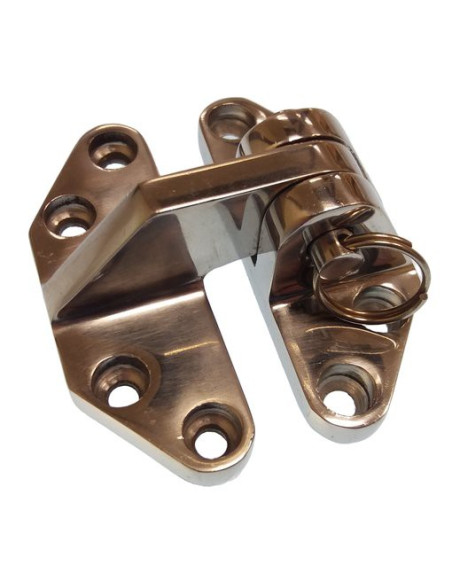 chaarnière inox 75 x 62 mm