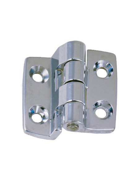 charnière déportée inox 39 x 37 x 2 x 10 mm