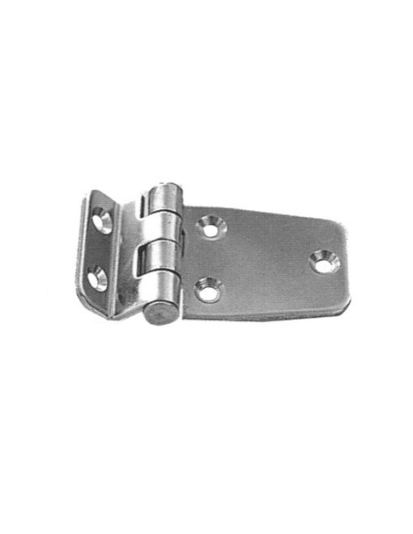 charnière déportée inox 39 x 63 x 2 x 10 mm