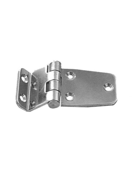 charnière déportée inox 39 x 63 x 2 x 20 mm