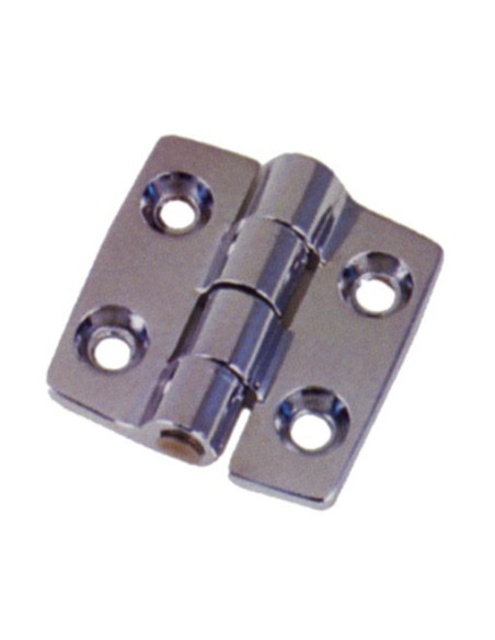 charnière inox poli 50 x 50 x 5 mm
