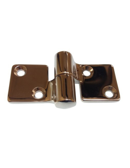 chaarnière inox 75 x 62 mm
