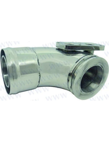 coude d'échappement inox pour volvo 31/41 sans support