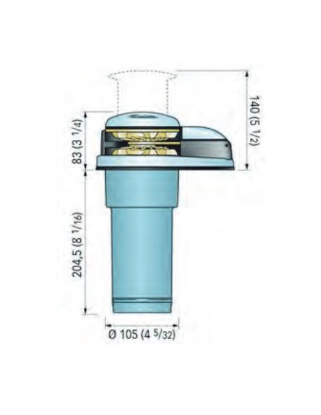 copy of guindeau vertical 500W - 12V - chaîne de 6