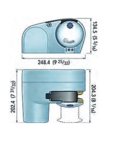 guindeau horizontal 500W - 12V - chaîne de 6