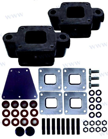 kit réhausse 76mm pour mercruiser MAG/MPI/GM V6 & V8