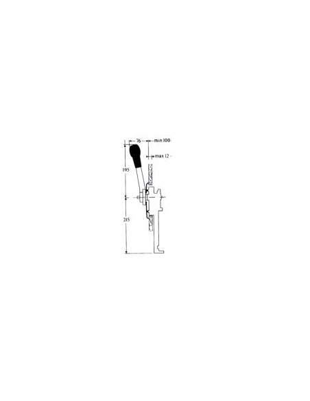 boitier de commande latéral 700ss pour voilier