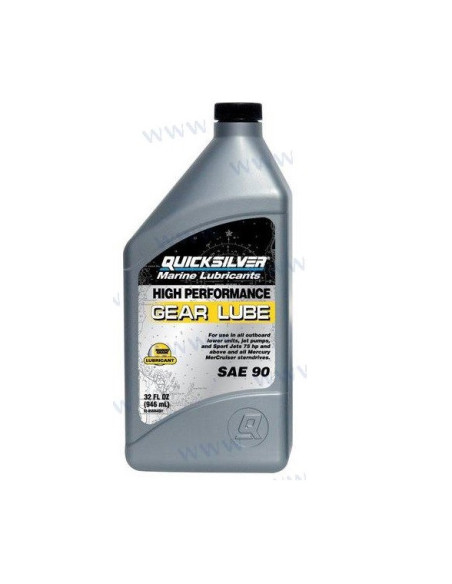 huile d'embase SAE90 haute performance pour mercruiser - 1L