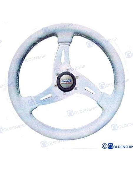 volant vortice blanc 3 branches diam 350mm