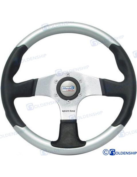 volant combi noir 3 branches diam 350mm