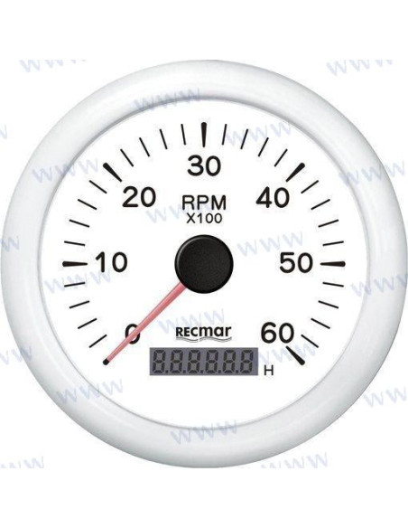 compteur 2 fonctions : compte tours 6000 trs et heure