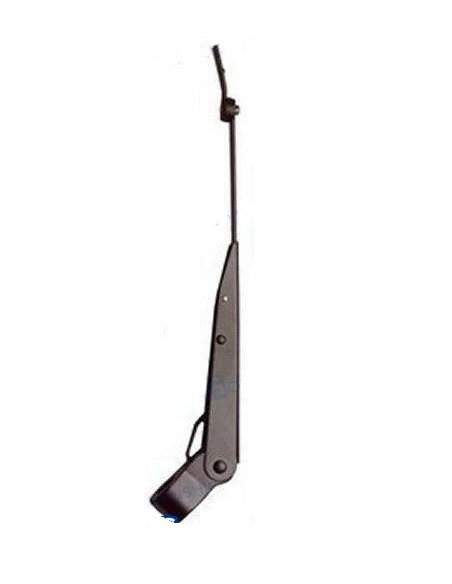 bras d'essuie-glace inox peint en noir 457 - 610mm