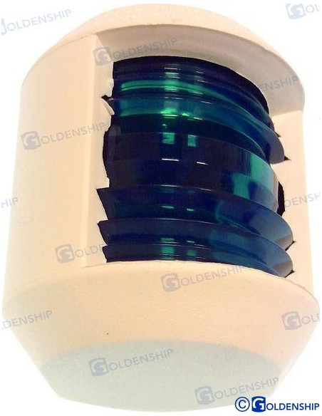 feu de navigation vert 63x49x40 - blanc