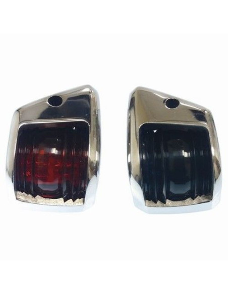 kit 2 feux de navigation 53 x 76 x 39 inox