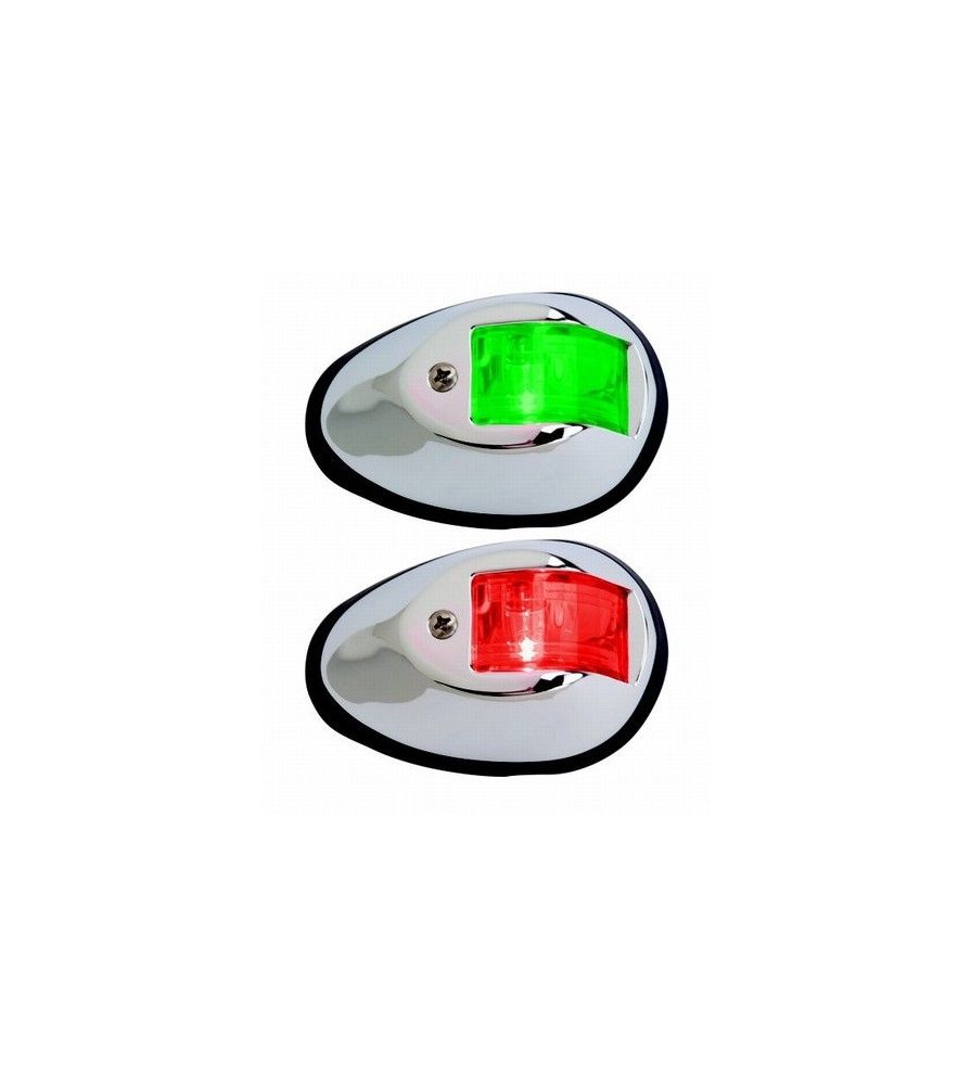 Feux De Navigation LED étanches IP67 Pour Bateau - Lumière Rouge Et Verte, Angle 225° - Pour Kayak, Canoë, Yacht, Bateau - 5