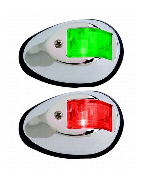 kit de feux de navigation à led 36x89x56 - inox