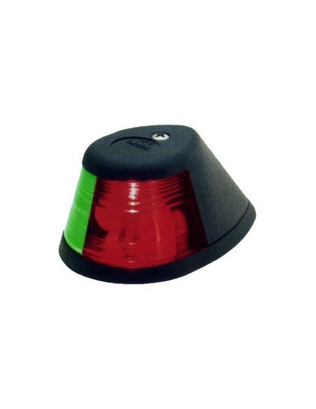 feu de navigation bicolore 90x44x57 - plastique noir