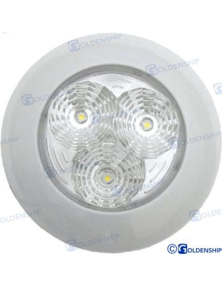 plafonnier intérieur à leds 12 - 28V - 3W