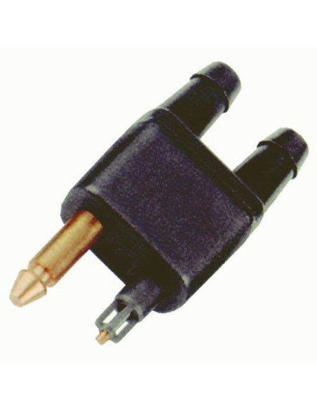double connecteur pour johnson evinrude - 8mm