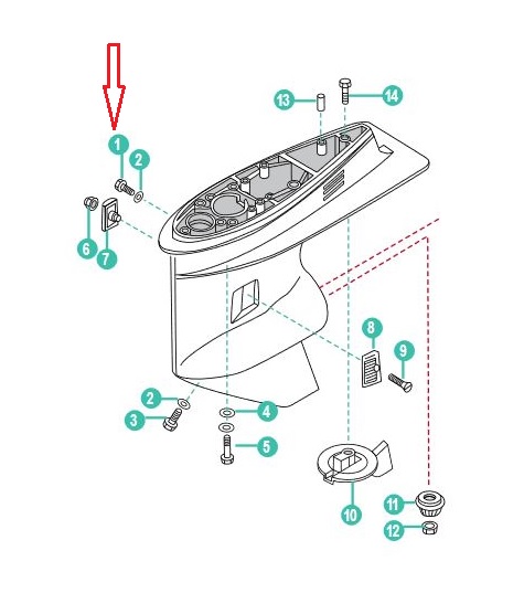 NEUF Pompe vidange embase Yamaha hors bord, Normandie